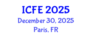 International Conference on Nutrition and Food Engineering (ICFE) December 30, 2025 - Paris, France