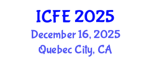 International Conference on Nutrition and Food Engineering (ICFE) December 16, 2025 - Quebec City, Canada