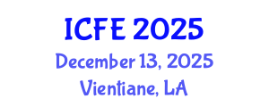 International Conference on Nutrition and Food Engineering (ICFE) December 13, 2025 - Vientiane, Laos