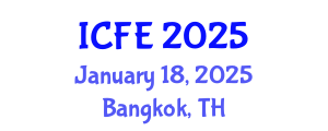 International Conference on Nutrition and Food Engineering (ICFE) January 18, 2025 - Bangkok, Thailand