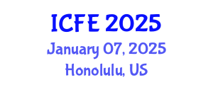 International Conference on Nutrition and Food Engineering (ICFE) January 07, 2025 - Honolulu, United States