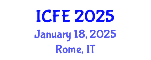 International Conference on Nutrition and Food Engineering (ICFE) January 18, 2025 - Rome, Italy
