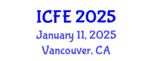 International Conference on Nutrition and Food Engineering (ICFE) January 11, 2025 - Vancouver, Canada