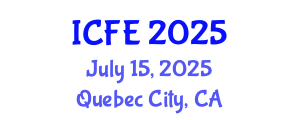 International Conference on Nutrition and Food Engineering (ICFE) July 15, 2025 - Quebec City, Canada