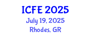 International Conference on Nutrition and Food Engineering (ICFE) July 19, 2025 - Rhodes, Greece