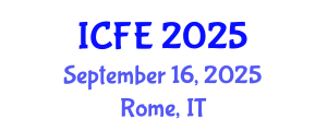 International Conference on Nutrition and Food Engineering (ICFE) September 16, 2025 - Rome, Italy