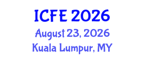 International Conference on Nutrition and Food Engineering (ICFE) August 23, 2026 - Kuala Lumpur, Malaysia International Conference on Nutrition and Food Engineering (ICFE) August 23, 2026 - Kuala Lumpur, Malaysia