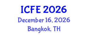 International Conference on Nutrition and Food Engineering (ICFE) December 16, 2026 - Bangkok, Thailand
