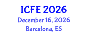 International Conference on Nutrition and Food Engineering (ICFE) December 16, 2026 - Barcelona, Spain International Conference on Nutrition and Food Engineering (ICFE) December 16, 2026 - Barcelona, Spain