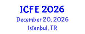 International Conference on Nutrition and Food Engineering (ICFE) December 20, 2026 - Istanbul, Turkey International Conference on Nutrition and Food Engineering (ICFE) December 20, 2026 - Istanbul, Turkey