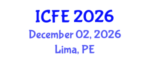International Conference on Nutrition and Food Engineering (ICFE) December 02, 2026 - Lima, Peru International Conference on Nutrition and Food Engineering (ICFE) December 02, 2026 - Lima, Peru