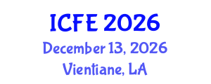 International Conference on Nutrition and Food Engineering (ICFE) December 13, 2026 - Vientiane, Laos International Conference on Nutrition and Food Engineering (ICFE) December 13, 2026 - Vientiane, Laos
