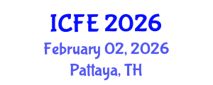 International Conference on Nutrition and Food Engineering (ICFE) February 02, 2026 - Pattaya, Thailand