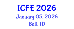 International Conference on Nutrition and Food Engineering (ICFE) January 05, 2026 - Bali, Indonesia International Conference on Nutrition and Food Engineering (ICFE) January 05, 2026 - Bali, Indonesia