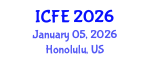 International Conference on Nutrition and Food Engineering (ICFE) January 05, 2026 - Honolulu, United States International Conference on Nutrition and Food Engineering (ICFE) January 05, 2026 - Honolulu, United States