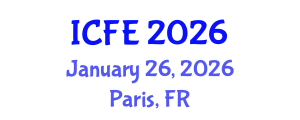 International Conference on Nutrition and Food Engineering (ICFE) January 26, 2026 - Paris, France International Conference on Nutrition and Food Engineering (ICFE) January 26, 2026 - Paris, France