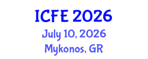 International Conference on Nutrition and Food Engineering (ICFE) July 10, 2026 - Mykonos, Greece International Conference on Nutrition and Food Engineering (ICFE) July 10, 2026 - Mykonos, Greece