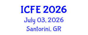International Conference on Nutrition and Food Engineering (ICFE) July 03, 2026 - Santorini, Greece International Conference on Nutrition and Food Engineering (ICFE) July 03, 2026 - Santorini, Greece