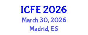 International Conference on Nutrition and Food Engineering (ICFE) March 30, 2026 - Madrid, Spain International Conference on Nutrition and Food Engineering (ICFE) March 30, 2026 - Madrid, Spain