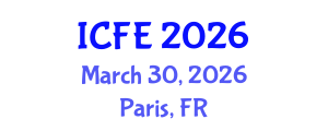 International Conference on Nutrition and Food Engineering (ICFE) March 30, 2026 - Paris, France International Conference on Nutrition and Food Engineering (ICFE) March 30, 2026 - Paris, France