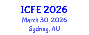 International Conference on Nutrition and Food Engineering (ICFE) March 30, 2026 - Sydney, Australia International Conference on Nutrition and Food Engineering (ICFE) March 30, 2026 - Sydney, Australia