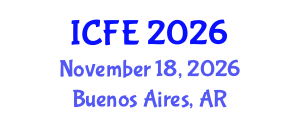 International Conference on Nutrition and Food Engineering (ICFE) November 18, 2026 - Buenos Aires, Argentina International Conference on Nutrition and Food Engineering (ICFE) November 18, 2026 - Buenos Aires, Argentina