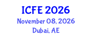 International Conference on Nutrition and Food Engineering (ICFE) November 08, 2026 - Dubai, United Arab Emirates International Conference on Nutrition and Food Engineering (ICFE) November 08, 2026 - Dubai, United Arab Emirates