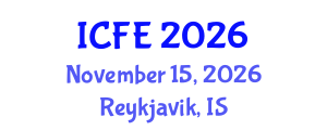 International Conference on Nutrition and Food Engineering (ICFE) November 15, 2026 - Reykjavik, Iceland International Conference on Nutrition and Food Engineering (ICFE) November 15, 2026 - Reykjavik, Iceland