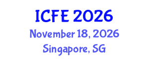 International Conference on Nutrition and Food Engineering (ICFE) November 18, 2026 - Singapore, Singapore International Conference on Nutrition and Food Engineering (ICFE) November 18, 2026 - Singapore, Singapore