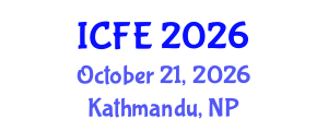 International Conference on Nutrition and Food Engineering (ICFE) October 21, 2026 - Kathmandu, Nepal International Conference on Nutrition and Food Engineering (ICFE) October 21, 2026 - Kathmandu, Nepal