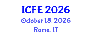 International Conference on Nutrition and Food Engineering (ICFE) October 18, 2026 - Rome, Italy International Conference on Nutrition and Food Engineering (ICFE) October 18, 2026 - Rome, Italy