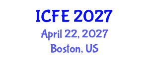 International Conference on Nutrition and Food Engineering (ICFE) April 22, 2027 - Boston, United States International Conference on Nutrition and Food Engineering (ICFE) April 22, 2027 - Boston, United States