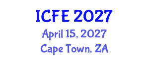 International Conference on Nutrition and Food Engineering (ICFE) April 15, 2027 - Cape Town, South Africa International Conference on Nutrition and Food Engineering (ICFE) April 15, 2027 - Cape Town, South Africa