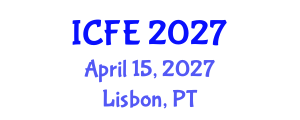 International Conference on Nutrition and Food Engineering (ICFE) April 15, 2027 - Lisbon, Portugal International Conference on Nutrition and Food Engineering (ICFE) April 15, 2027 - Lisbon, Portugal