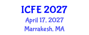 International Conference on Nutrition and Food Engineering (ICFE) April 17, 2027 - Marrakesh, Morocco International Conference on Nutrition and Food Engineering (ICFE) April 17, 2027 - Marrakesh, Morocco