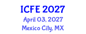 International Conference on Nutrition and Food Engineering (ICFE) April 03, 2027 - Mexico City, Mexico International Conference on Nutrition and Food Engineering (ICFE) April 03, 2027 - Mexico City, Mexico