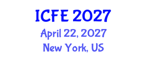 International Conference on Nutrition and Food Engineering (ICFE) April 22, 2027 - New York, United States International Conference on Nutrition and Food Engineering (ICFE) April 22, 2027 - New York, United States