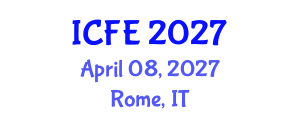 International Conference on Nutrition and Food Engineering (ICFE) April 08, 2027 - Rome, Italy International Conference on Nutrition and Food Engineering (ICFE) April 08, 2027 - Rome, Italy