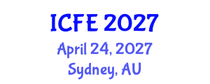 International Conference on Nutrition and Food Engineering (ICFE) April 24, 2027 - Sydney, Australia International Conference on Nutrition and Food Engineering (ICFE) April 24, 2027 - Sydney, Australia