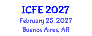 International Conference on Nutrition and Food Engineering (ICFE) February 25, 2027 - Buenos Aires, Argentina International Conference on Nutrition and Food Engineering (ICFE) February 25, 2027 - Buenos Aires, Argentina