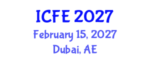 International Conference on Nutrition and Food Engineering (ICFE) February 15, 2027 - Dubai, United Arab Emirates International Conference on Nutrition and Food Engineering (ICFE) February 15, 2027 - Dubai, United Arab Emirates
