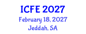 International Conference on Nutrition and Food Engineering (ICFE) February 18, 2027 - Jeddah, Saudi Arabia International Conference on Nutrition and Food Engineering (ICFE) February 18, 2027 - Jeddah, Saudi Arabia