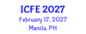 International Conference on Nutrition and Food Engineering (ICFE) February 17, 2027 - Manila, Philippines International Conference on Nutrition and Food Engineering (ICFE) February 17, 2027 - Manila, Philippines