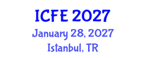 International Conference on Nutrition and Food Engineering (ICFE) January 28, 2027 - Istanbul, Turkey International Conference on Nutrition and Food Engineering (ICFE) January 28, 2027 - Istanbul, Turkey