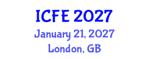 International Conference on Nutrition and Food Engineering (ICFE) January 21, 2027 - London, United Kingdom International Conference on Nutrition and Food Engineering (ICFE) January 21, 2027 - London, United Kingdom