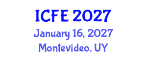 International Conference on Nutrition and Food Engineering (ICFE) January 16, 2027 - Montevideo, Uruguay International Conference on Nutrition and Food Engineering (ICFE) January 16, 2027 - Montevideo, Uruguay