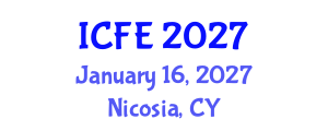 International Conference on Nutrition and Food Engineering (ICFE) January 16, 2027 - Nicosia, Cyprus International Conference on Nutrition and Food Engineering (ICFE) January 16, 2027 - Nicosia, Cyprus
