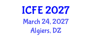 International Conference on Nutrition and Food Engineering (ICFE) March 24, 2027 - Algiers, Algeria International Conference on Nutrition and Food Engineering (ICFE) March 24, 2027 - Algiers, Algeria