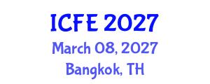 International Conference on Nutrition and Food Engineering (ICFE) March 08, 2027 - Bangkok, Thailand International Conference on Nutrition and Food Engineering (ICFE) March 08, 2027 - Bangkok, Thailand