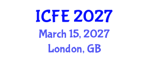 International Conference on Nutrition and Food Engineering (ICFE) March 15, 2027 - London, United Kingdom International Conference on Nutrition and Food Engineering (ICFE) March 15, 2027 - London, United Kingdom